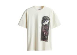 WHO DECIDES WAR X JEAN-MICHEL BASQUIAT X H7M WINDOW CREAM TEE OVERTIME BY TIMELESS