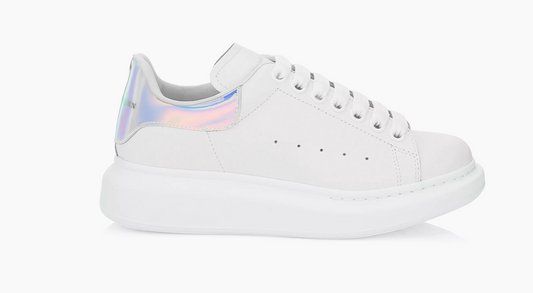 ALEXANDER MCQUEEN IRIDESCENT LOGO SNEAKERS