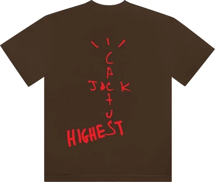 Travis Scott Jordan Cactus Jack Highest T Shirt Brown