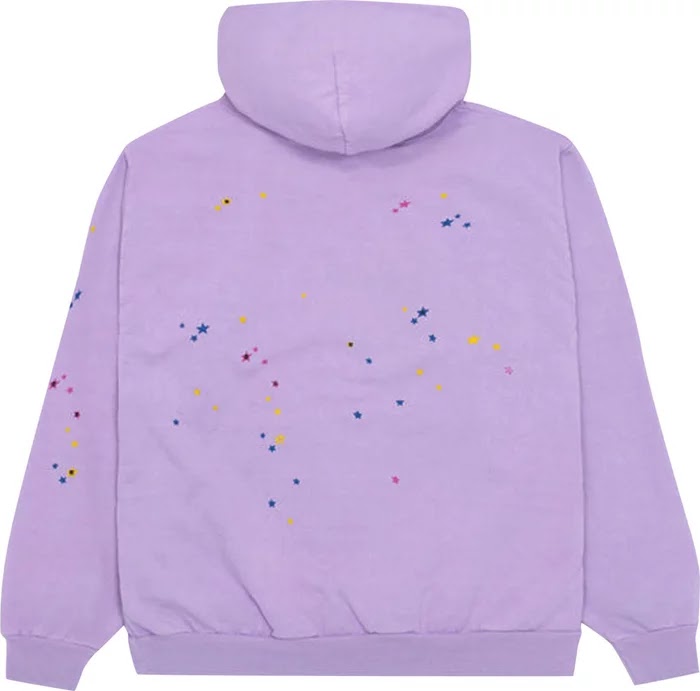 Sp5der Acai Hoodie Purple