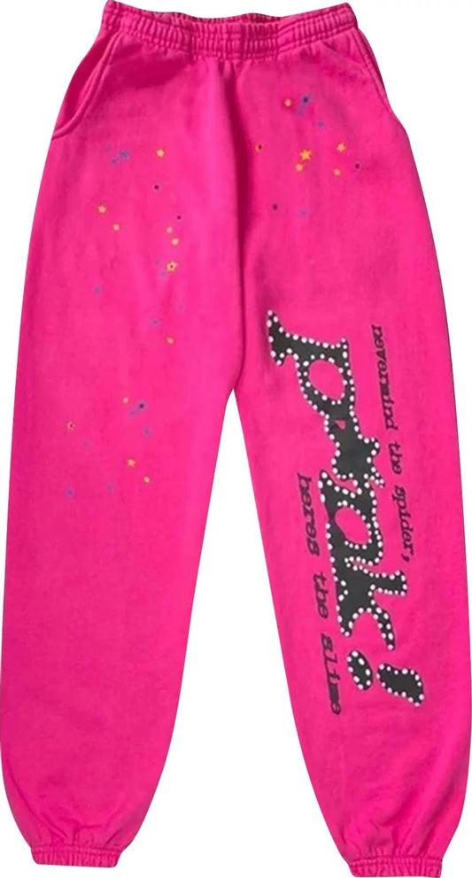 Sp5der Sweatpant Punk Pink V1