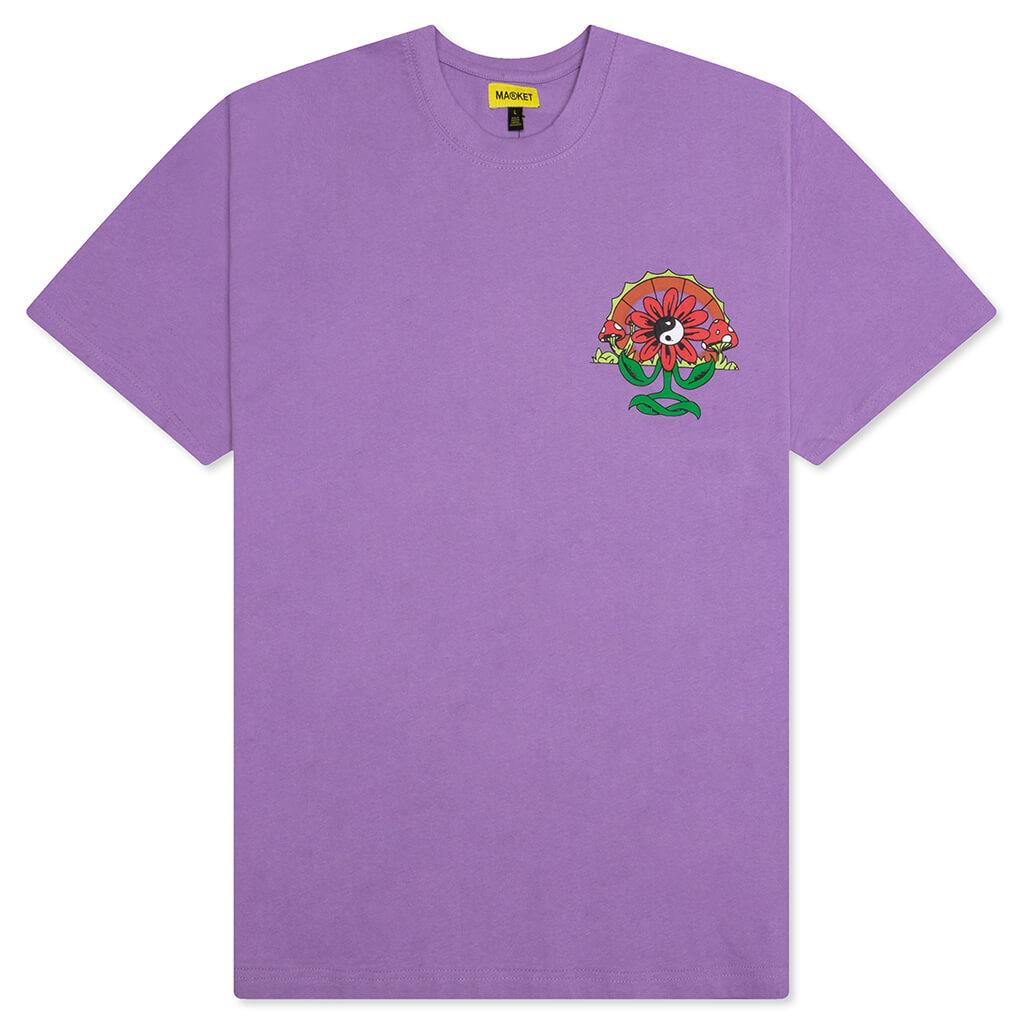 MARKET BREATHWORK MUSHROOM FLOWER TEE 'PURPLE'