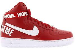 AF1 X SUPREME WORLD FAMOUS RED