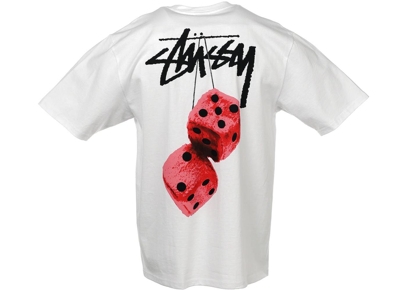 STUSSY FUZZY PINK DIE TEE