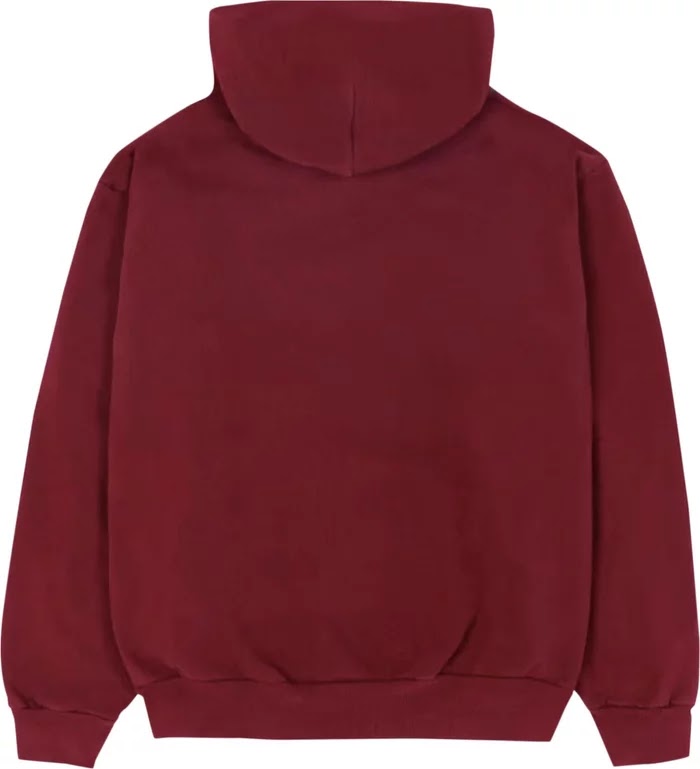 Sp5der Logo Hoodie Maroon