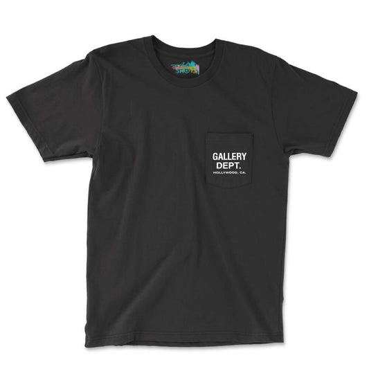 GALLERY DEPT. LOGO POCKET TEE 'BLACK'