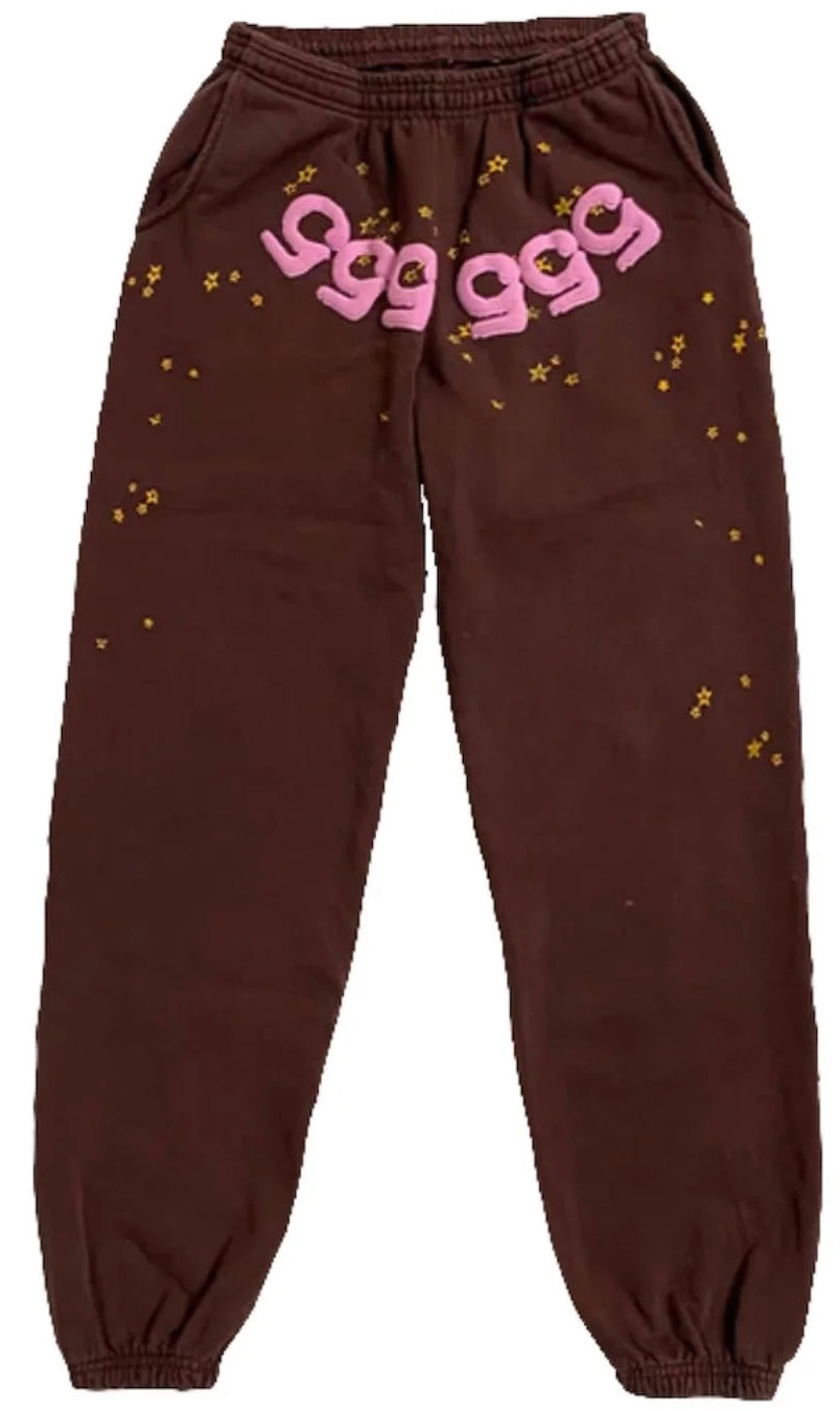 Sp5der Sweatpant Brown 555