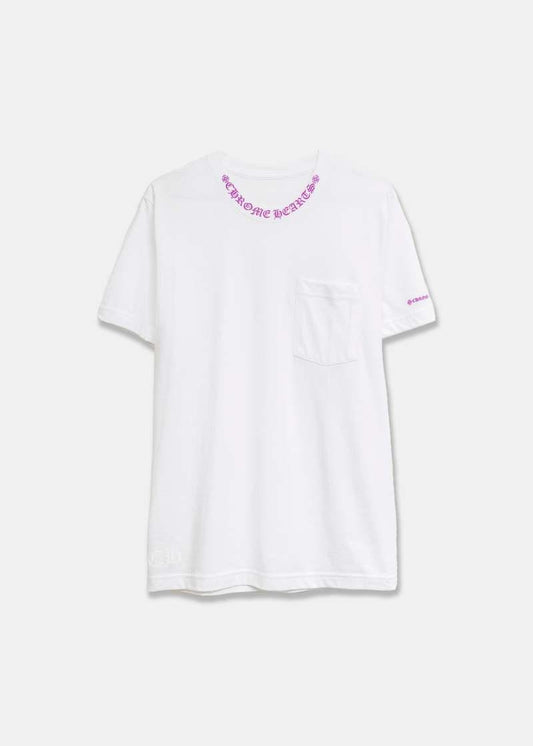 Chrome Hearts Neck Print Logo Tee White