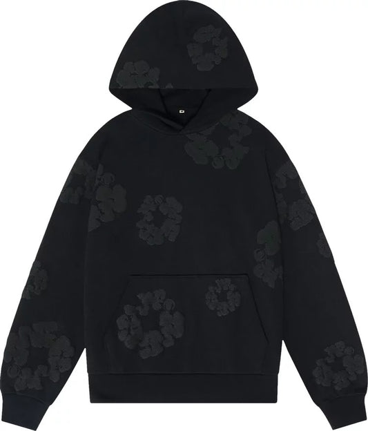 BLACK MONOCHROME HOODIE