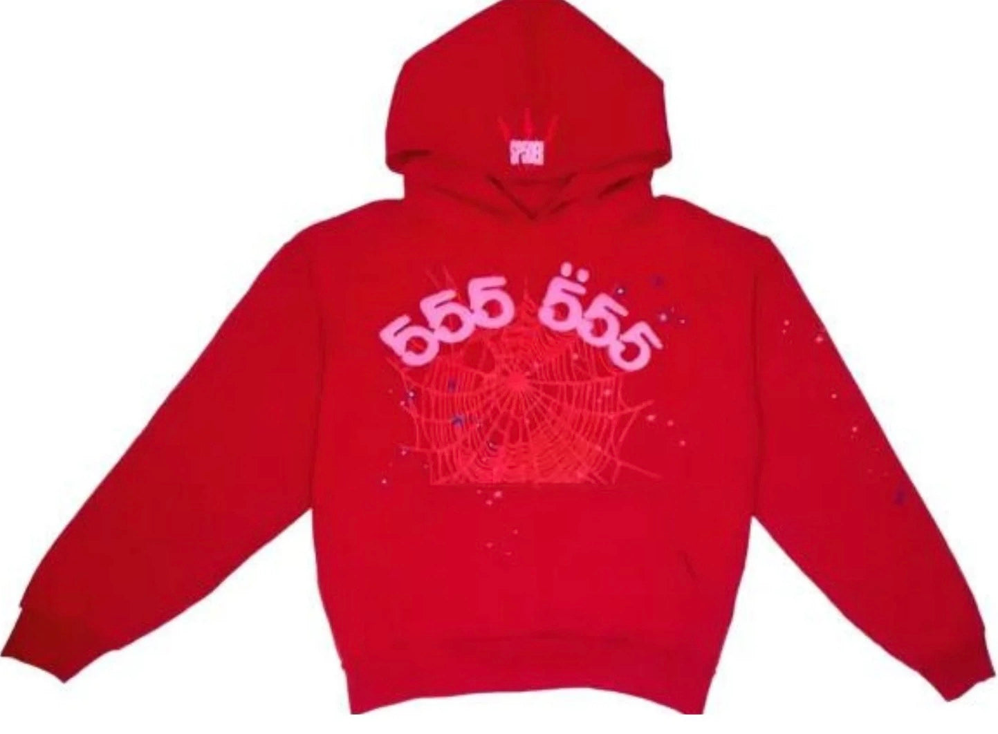 Sp5der Worldwide Red Angel 
Number 555 Hoodie