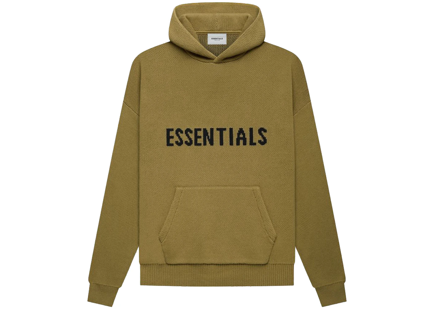 Essentials Knit Hoodie Amber