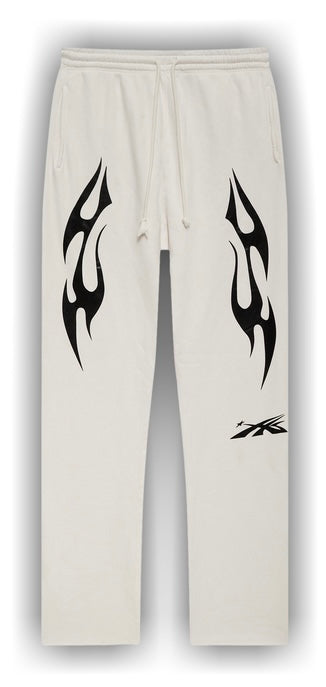 HELLSTAR SPORTS WHITE GEL SWEATPANTS                                                        (CAPSULE 10)