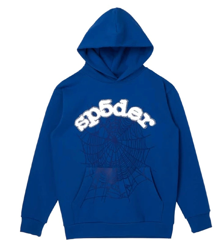 Sp5der Websuit Hoodie Blue