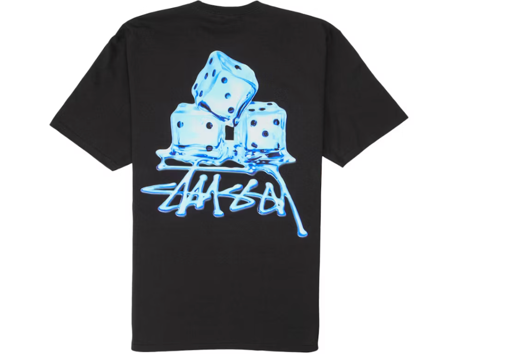 STUSSY MELTED DICE TEE