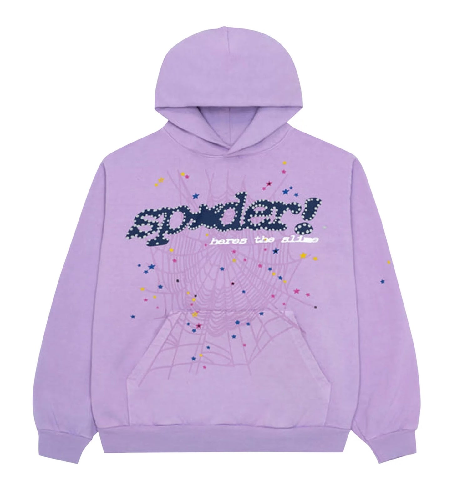 Sp5der Acai Hoodie Purple