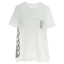 Chrome Hearts White Flame Pocket Tee