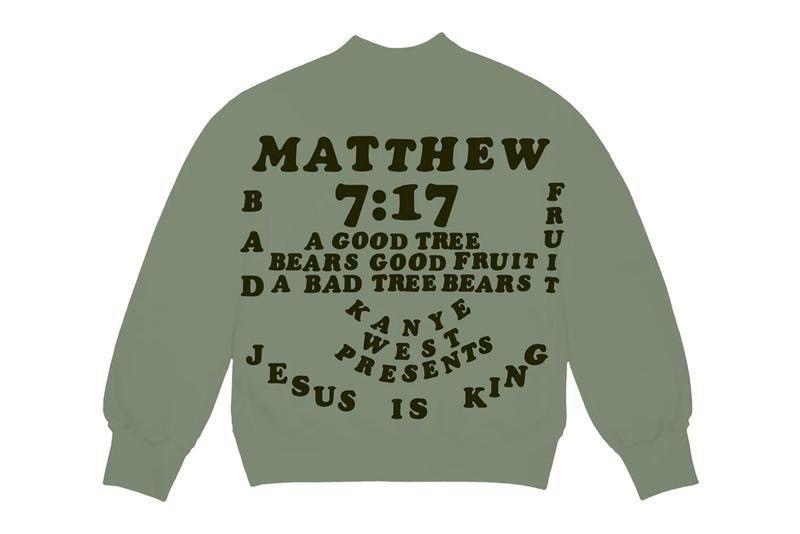 YZY x CPM MATTHEW 7:17 CREWNECK