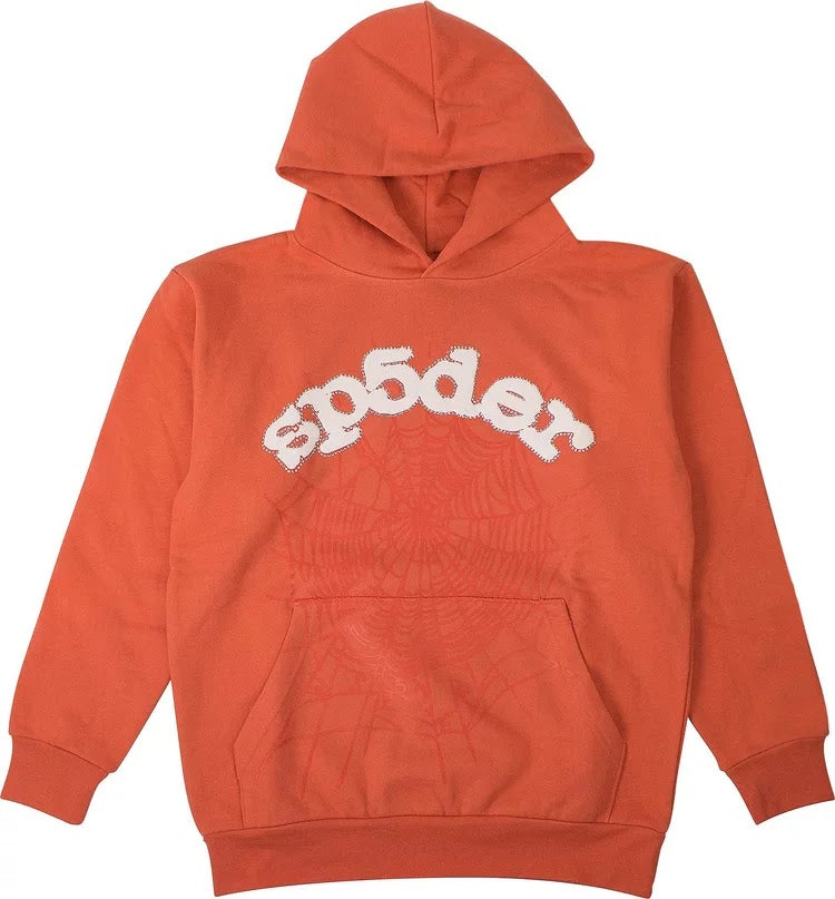 Sp5der Websuit Hoodie Orange