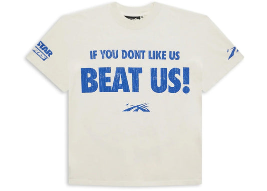 HELLSTAR BEAT US BLUE/WHITE TEE              (CAPSULE 10)