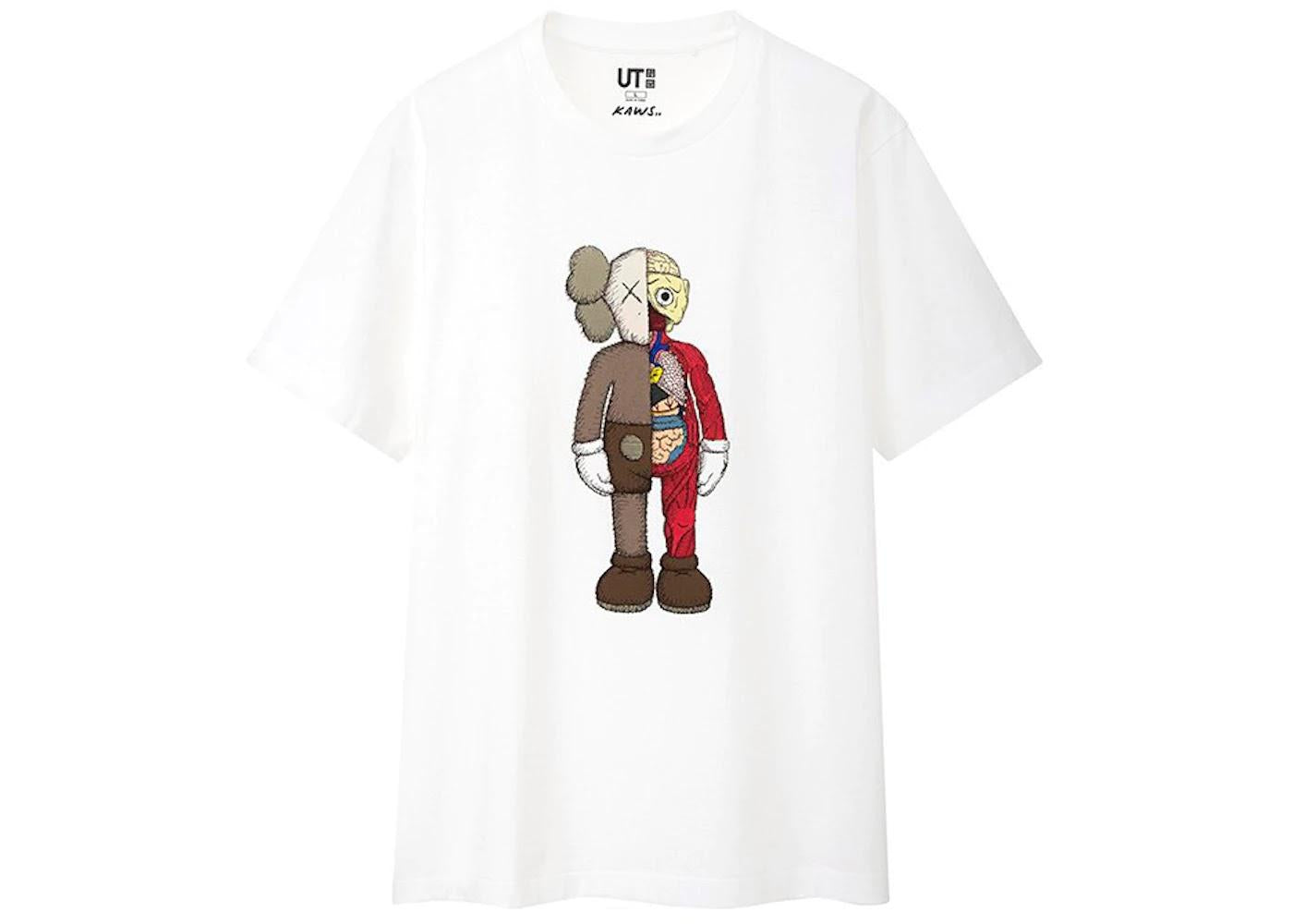 Kaws x Uniqlo UT Graphic Tee (White/ Half & Half Body Figure)