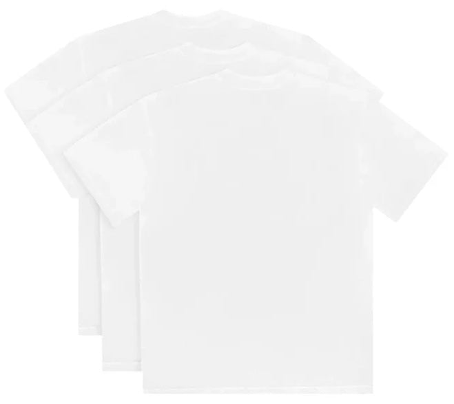 Travis Scott CJ T-Shirt (3 Pack) White