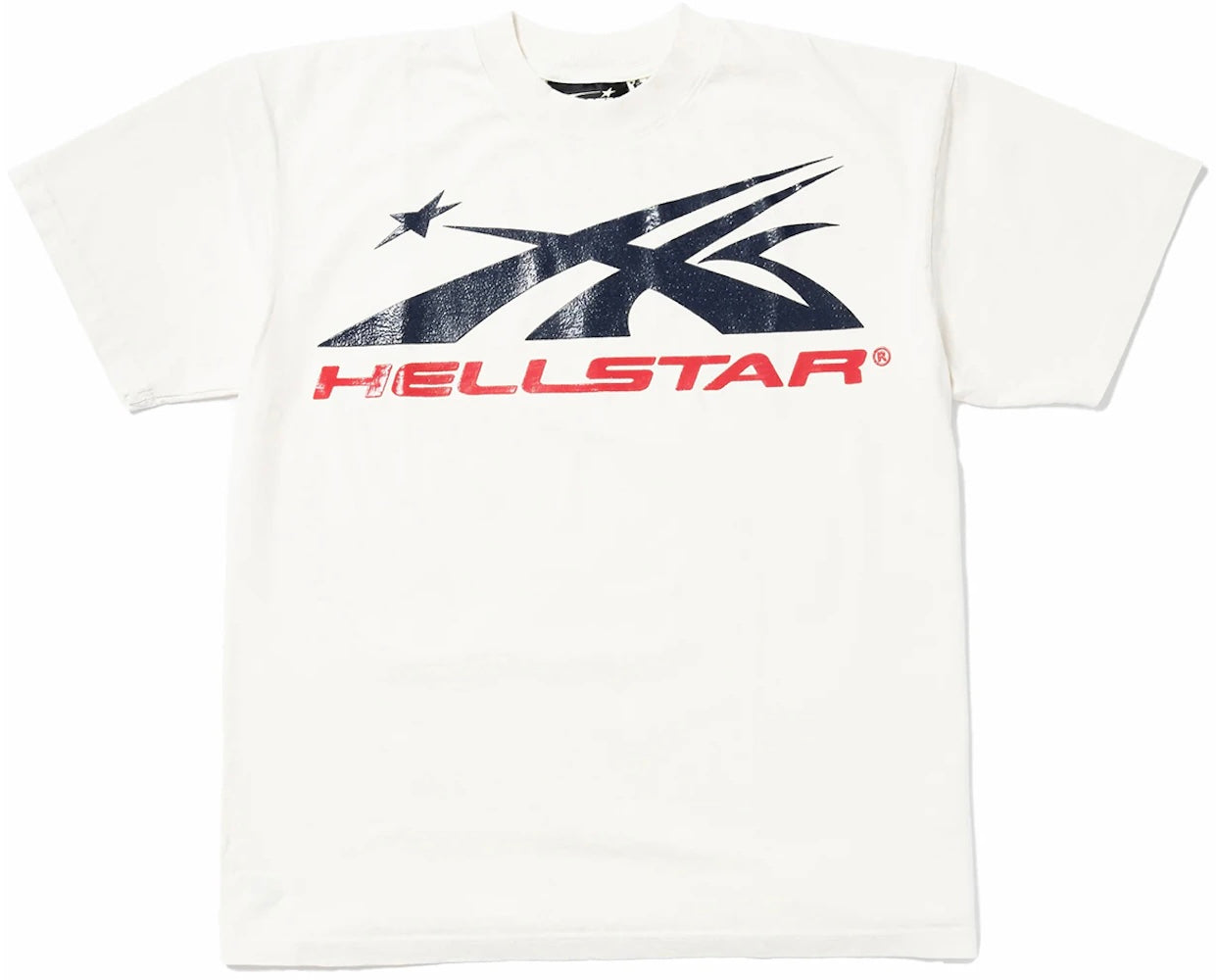 HELLSTAR SPORTS BLACK & RED GEL LOGO TEE                  (CAPSULE 10)