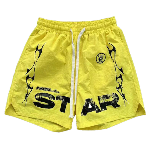 HELLSTAR MEN FLAME SHORTS                               (CAPSULE 9)