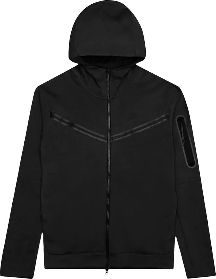 Nike Sportswear Tech Fleece Full-Zip Hoodie Black