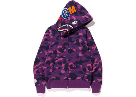 BAPE SHARK ZIP PURPLE