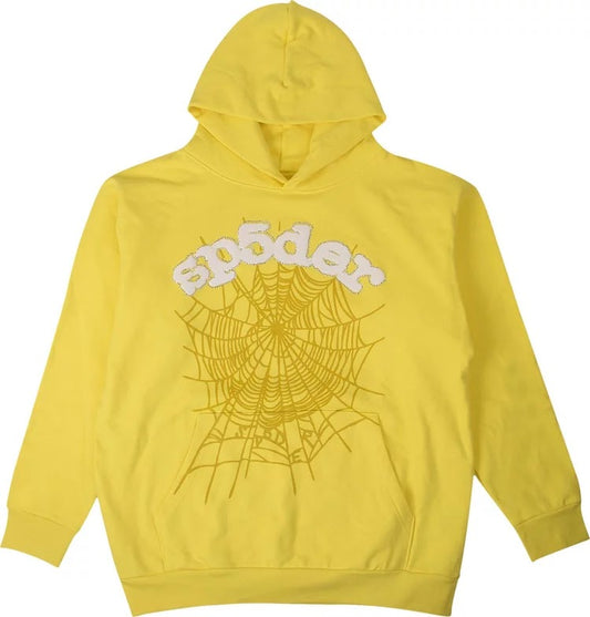 Sp5der Websuit Hoodie Yellow