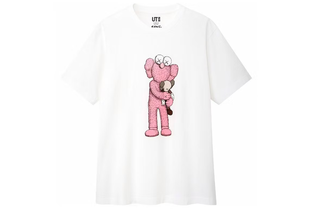 Kaws x Uniqlo UT Graphic Tee             (White/Pink Figure)